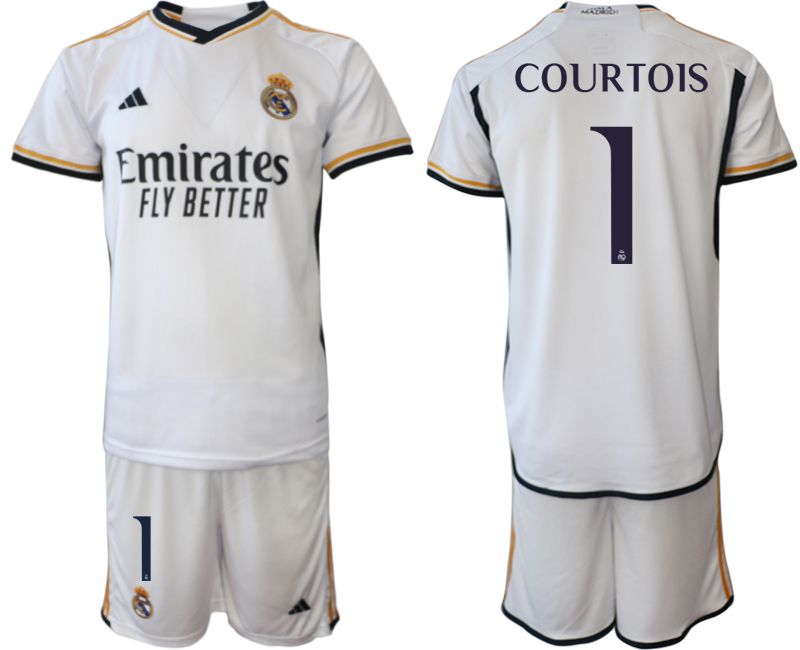 Men 2023-2024 Club Real Madrid home white 1 Soccer Jersey